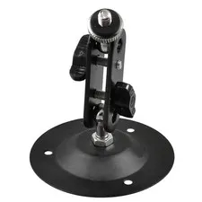 Wall Mount Round Base Flexible Bracket Stand for CCTV Camera Camcorder