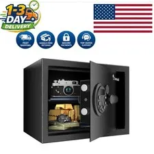 Alloy Steel Safe Box 9.84x13.78 Inches - Jewelry & Document Storage Solution