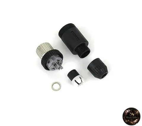 OMRON Assembled Connector Socket Straight Type Screw Connection for φ6 4-pin
