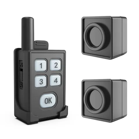 Portable Motion Sensor Alarm - Wireless Outdoor Trip Alarm with 2 Sensors | Pers