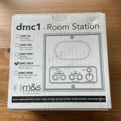 M&S DMC1RSA Remote Scan Room Station NEW, Almond Intercom