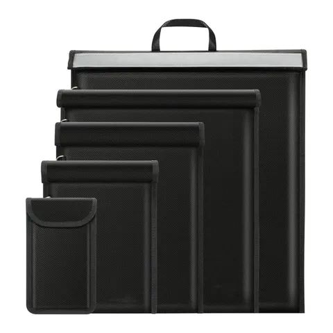 Faraday Bag 4 Pack Signal Blocking Holder for Laptop Tablet Phone Radio