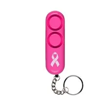 SABRE Pink Personal Alarm 120dB Compact Key Ring Personal Safety Device