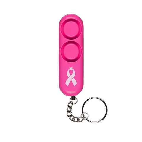SABRE Pink Personal Alarm 120dB Compact Key Ring Personal Safety Device