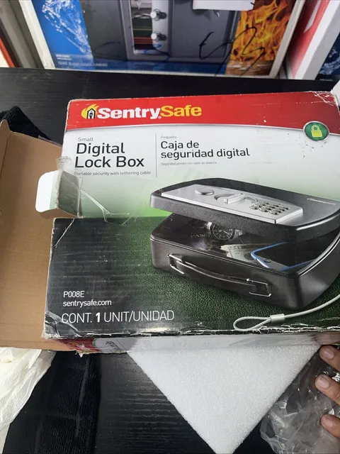 SentrySafe P00BE Digital Lock Box New in Box