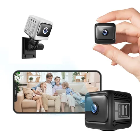 W02 Wifi Camera Remote Smart Camera 1080p Small Square Security Night Vision