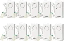 10 Pack Water Leak Detector Alarm 120dB Flood Sensor for Basement Kitchen RV
