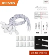 Weather-Resistant Recessed Security Sensors - 10Pcs NC Magnetic Switch Package