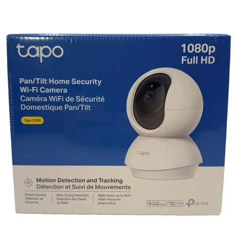 TP-Link Tapo Smart Pan/Tilt Indoor Security Camera (C200) 1080p Full HD