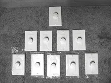 10 Russound White Wall Plate & D-Shaft Knob 26X15 for Impedance Matching Volume