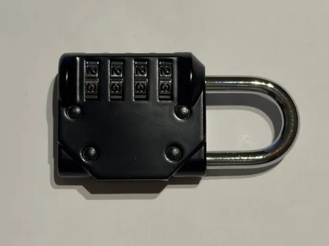 Combination Lock Resettable 4-Digit Anti Rust Weatherproof Padlock Metal Locks