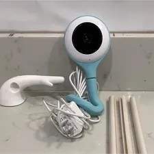 Indoor IP/Network Wired Surveillance Camera, Wi-Fi, Bracket Stand, White/Blue