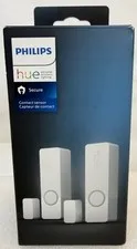 Used- Philips Hue Secure contact sensor NAM-White 2 Pack -missing adhesive