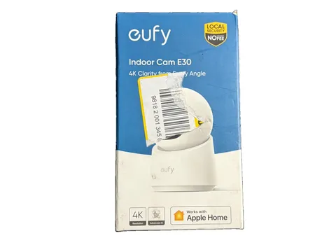 Eufy Indoor Cam E30 4K Security Camera Pan & Tilt Apple Home Open Box