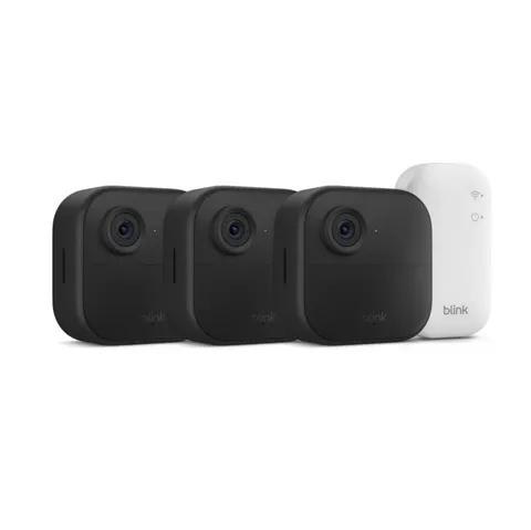 Blink Outdoor 4 Wireless Smart Security 3 Cameras, 2 Year Battery Life, 1080p