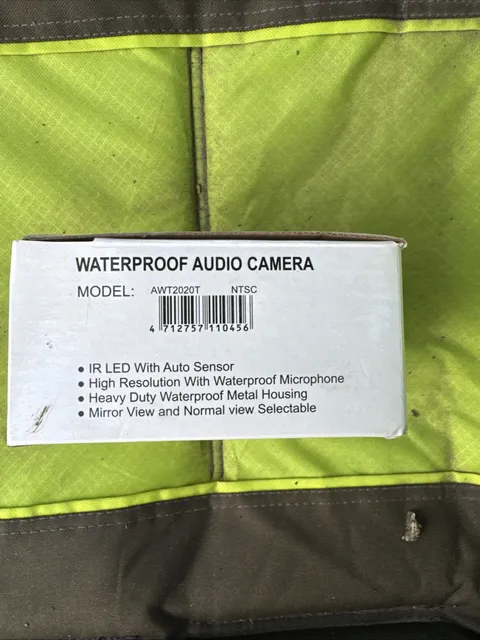 3rd Eye MobileVision HD Waterproof Camera AWT2020T Waterproof Backup System, NIB