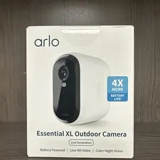 Arlo Essential XL Outdoor HD 2nd Gen Camera 4X Battery Life  - NEW