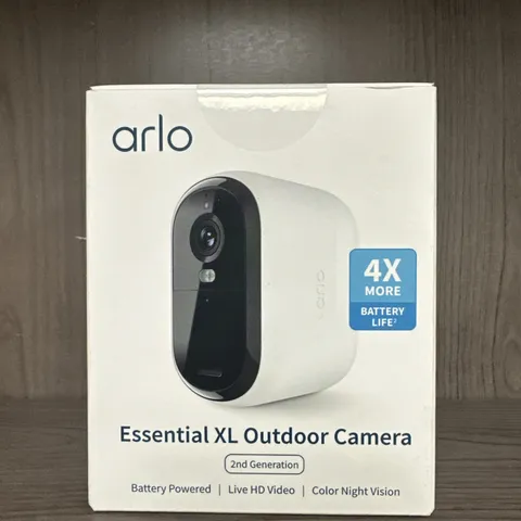 Arlo Essential XL Outdoor HD 2nd Gen Camera 4X Battery Life  - NEW