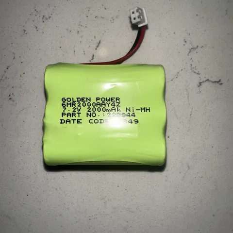 GOLDEN POWER 6MR2600AAY4Z 2000mAh 7.2V Alarm Panel Replacement Battery BackUp