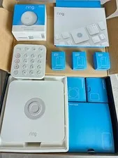 (Open Box) Ring Alarm Security System Kit + Smoke/CO Listener (Retail $290+)