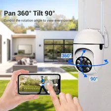 1080P HD 2.4G WIFI Security Camera System Outdoor Home Night Vision Wired Cam