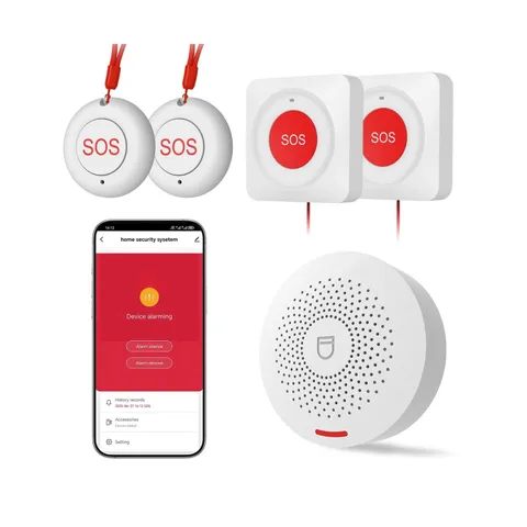 Caregiver Call Button Elderly Alert Call Button Life Alert Systems for Senior...
