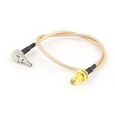 CRC9 Male 90 Degree to SMA Female m/f Connector RG316 Pigtail Adapter Cable 30cm