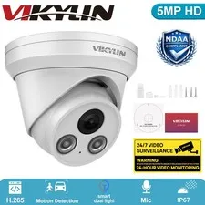 VIKYLIN 4K 5MP POE Security IP Camera PoE Night Vision Motion Detection Outdoor