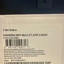 DMP V-6012WB-A IP/Network WiFi Bullet Camera 2MP 2.8mm Color White