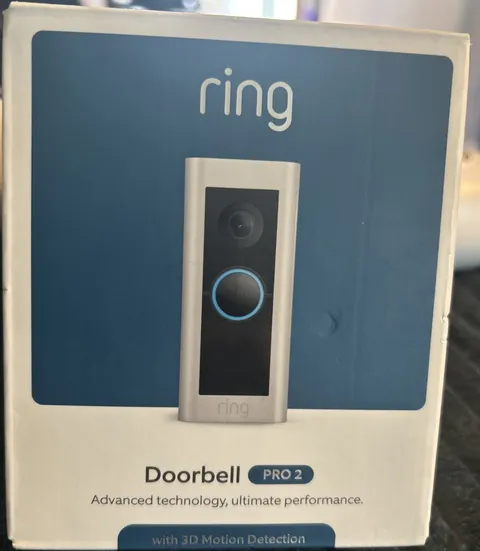 Ring Doorbell Pro 2 with 3D Motion Detection Open Box But Never Used