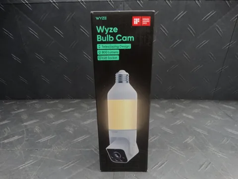 Wyze Bulb Cam Plug-In, HD Security Camera Outdoor Indoor Full Color Day & Night