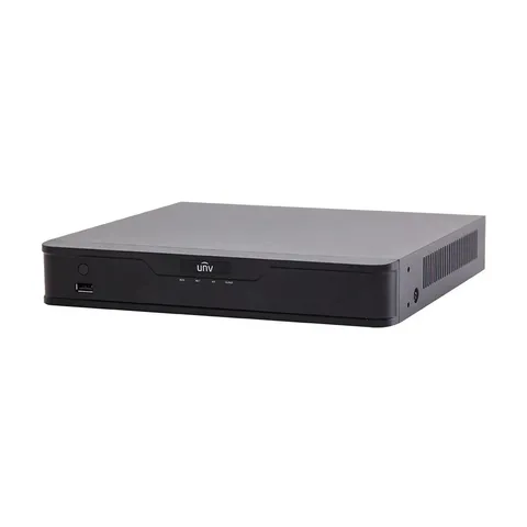 UNV 8-Channel 4K AI NVR NVR301-08B-P8-IQ 8-Port PoE 12MP Intelligent IP Recorder