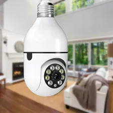 5Ghz Wifi Light Bulb Cam | 1080P HD, Auto Motion Tracking, Color Night Vision, B