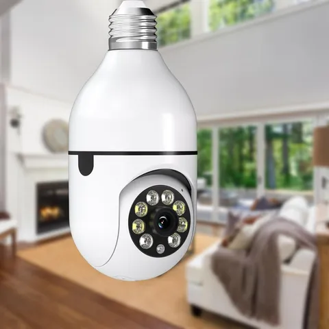 5Ghz Wifi Light Bulb Cam | 1080P HD, Auto Motion Tracking, Color Night Vision, B