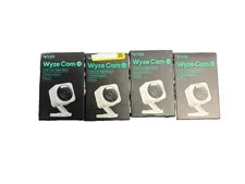 Lot of 4 Wyze Cam v4 2.5K Wired Indoor/Outdoor Security Cameras New Sealed
