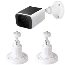 2 Pack Adjustable Security Camera Wall Mounts Stable Indoor Outdoor Brackets