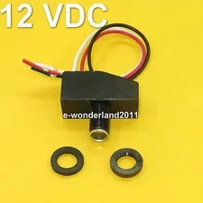 12 Volt Button Style Dusk-To-Dawn Photocell Sensor - Light Up The Night!