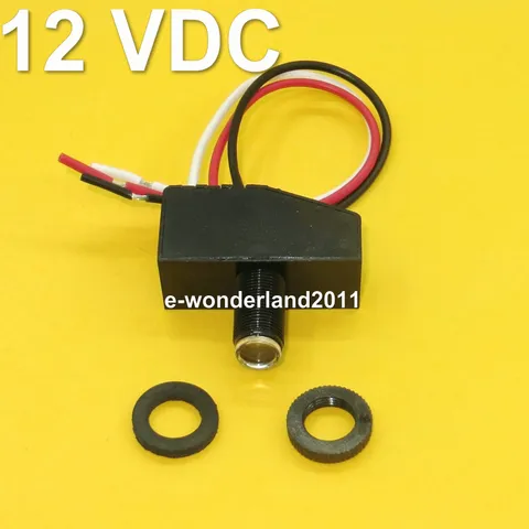 12 Volt Button Style Dusk-To-Dawn Photocell Sensor - Light Up The Night!