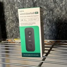 Blink - Wired Doorbell 2K+ Head-to-Toe 2K video doorbell