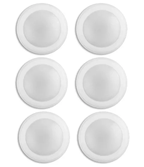 Lunabode LED 7.5" Dimmable Disk 6 Pack (4/6" J-Box), 5000k | Bright White 