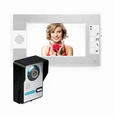 7Inch Monitor HD Camera Video Door Phone Doorbell Intercom System IR Night Visio