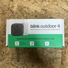 Blink Outdoor 4 (4th Gen) Smart Security Camera Wire Free W/ Sync Module