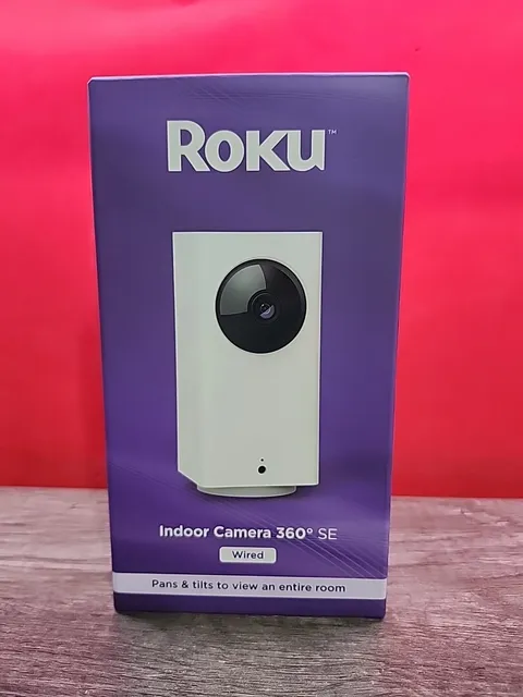 Roku 360° SE Indoor Camera Wired WiFi Connect New In Box