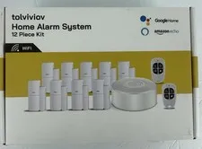 Tolviviov 12 Piece WiFi Home Alarm System Kit- No Monthly Fee- New Opened Box