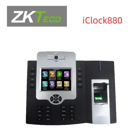 ZKTeco iClock880 Standard Employee Biometric Fingerprint Time Attendance Machine