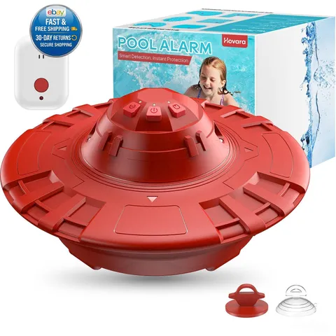 Pool Alarm, Floating Pool Safety Alarms for Inground & Above Ground Pools – Loud