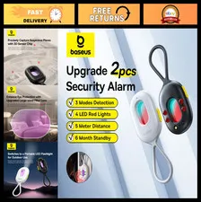 2PCS Security Alarm Detector Sound Sensor for Door Window Anti-Theft Protection
