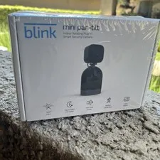 **NEW** Blink Mini Pan-Tilt Rotating HD Indoor Wired Smart Security Camera Black