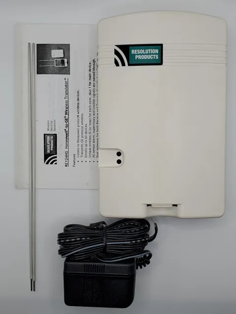 Resolution Products RE124HG Honeywell-GE Wireless Translator& 12V DC Power Suppy
