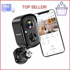 Security Cameras Wireless Outdoor, 2K Indoor Cameras for Home Security Battery P